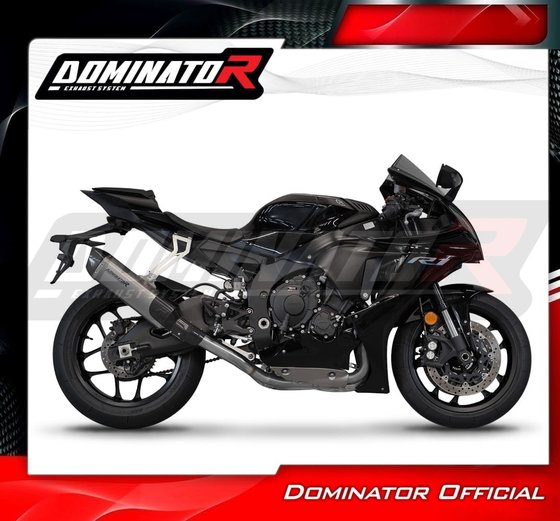 YZF R1 (2015 - 2016) full exhaust system race hp6 titanium + db killer medium | Dominator