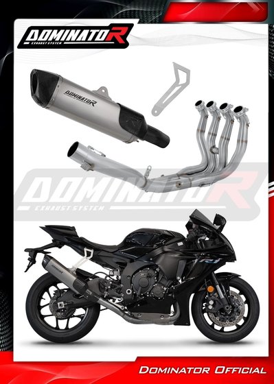 YZF R1 (2017 - 2019) full exhaust system race hp6 titanium + db killer medium | Dominator