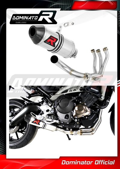 MT 09 (2013 - 2016) exhaust full system silencer hp3 | Dominator