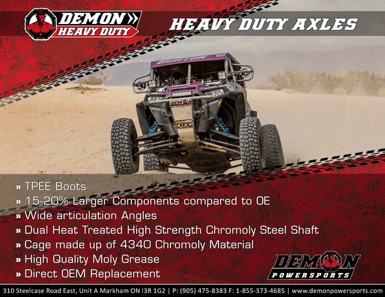 YXR 700 RHINO (2008 - 2013) hd complete axle kit | DEMON