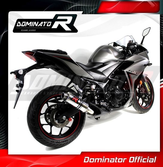 YZF R3 (2015 - 2021) exhaust silencer gp1 | Dominator