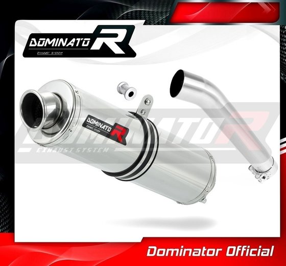 YZF 600 R THUNDERCAT (1996 - 2006) homologated exhaust silencer round | Dominator