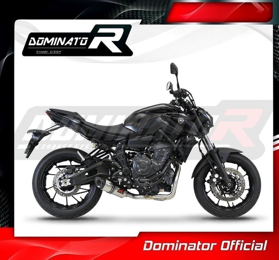 FZ 07 (2021 - 2022) full exhaust system hp8 + db killer | Dominator