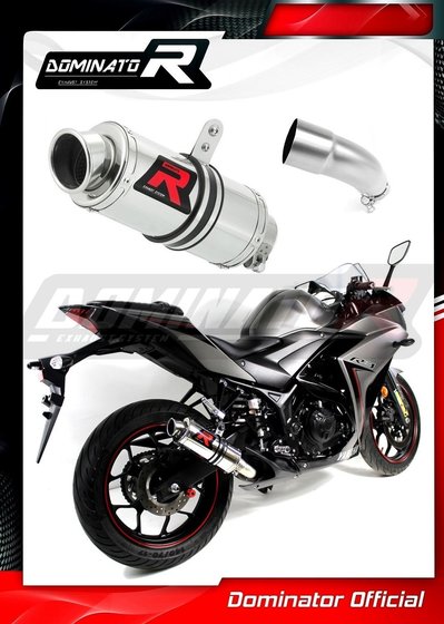 YZF R3 (2015 - 2021) exhaust silencer gp1 | Dominator