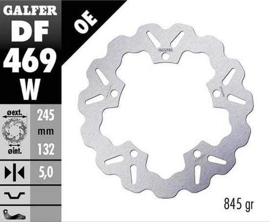 MT 09 (2013 - 2023) rear brake disc | GALFER