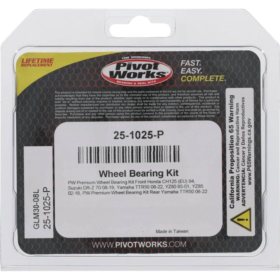 TT R50 (2006 - 2022) wheel bearing kit front | All Balls