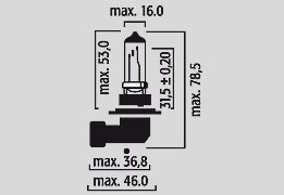 YZF R7 (1999 - 2000) halogen headlight bulb 12v 51w p22d | FLOSSER