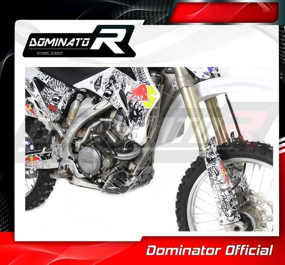 WR 250 F (2001 - 2006) exhaust header pipe with powerbomb | Dominator