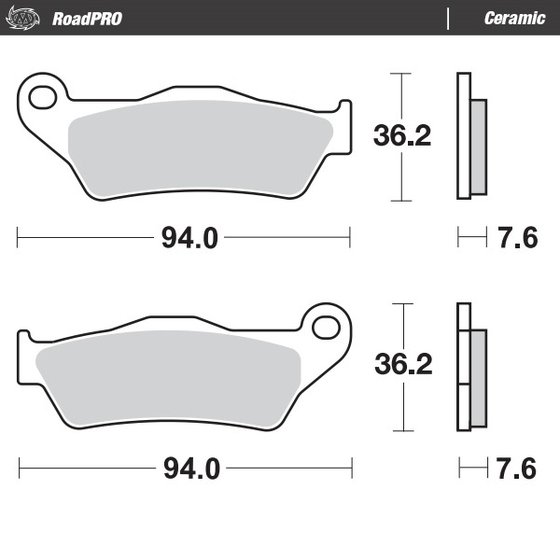 YZF R 125 (2008 - 2022) ceramic brake pad | MOTO-MASTER