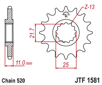 YZF R6 (1999 - 2020) steel front sprocket | JT Sprockets