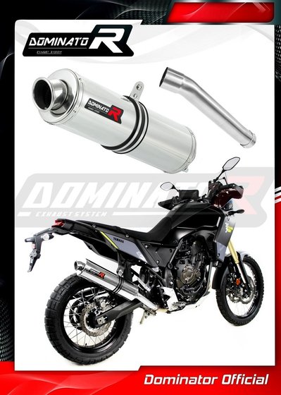 TENERE 700 (2019 - 2021) exhaust silencer round | Dominator