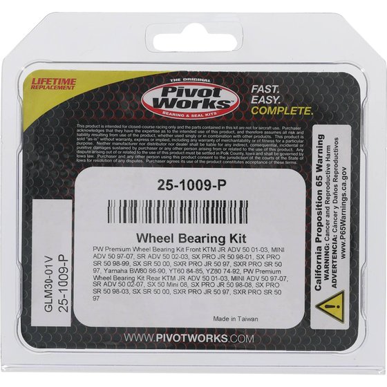 BW 80 (1986 - 1990) wheel bearing kit front | All Balls