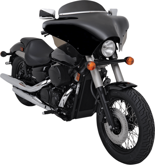 XV 1900 RAIDER (2008 - 2017) standard black batwing fairing windshield - 5" | MEMPHIS SHADES HD