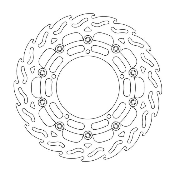 YZF R6 (1999 - 2022) flame floating brake rotor | MOTO-MASTER