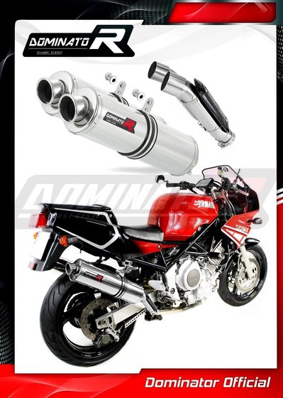 TRX 850 (1995 - 2000) exhaust silencer round | Dominator