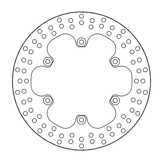 XJR 1200 (1995 - 1998) halo rear brake rotor | MOTO-MASTER