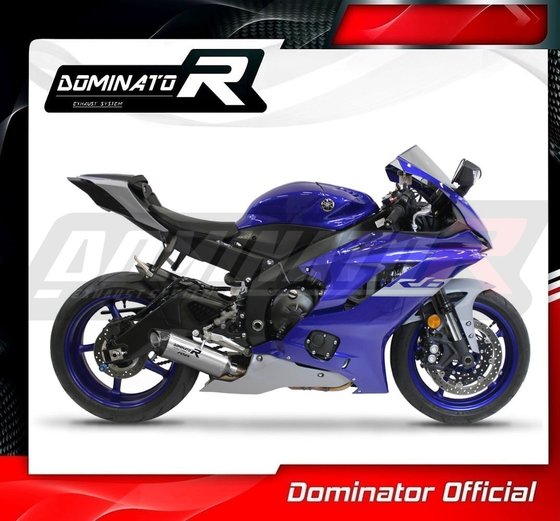 YZF R6 (2017 - 2022) exhaust silencer muffler hp8 | Dominator