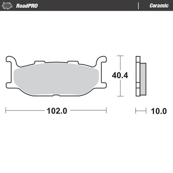 XV 535 VIRAGO (1994 - 2003) ceramic brake pad | MOTO-MASTER