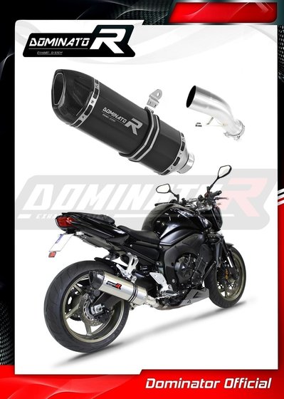 FZ1 S FAZER (2006 - 2015) exhaust silencer muffler hp1 black | Dominator