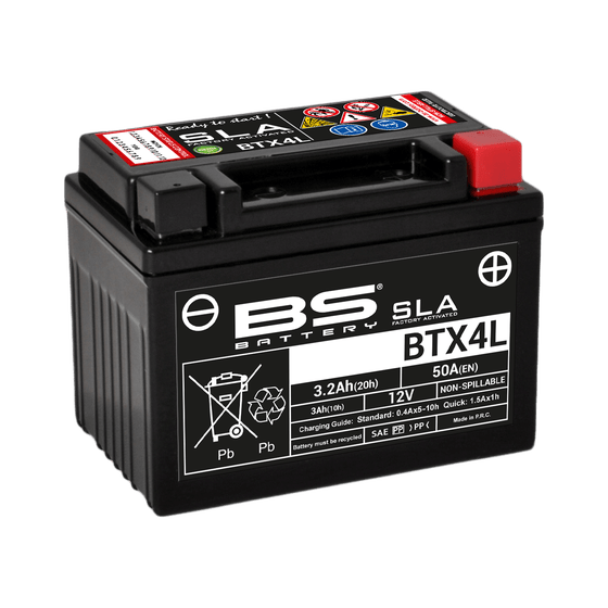 YZF R 125 (2019 - 2021) btx4l/btz5s battery | BS BATTERY