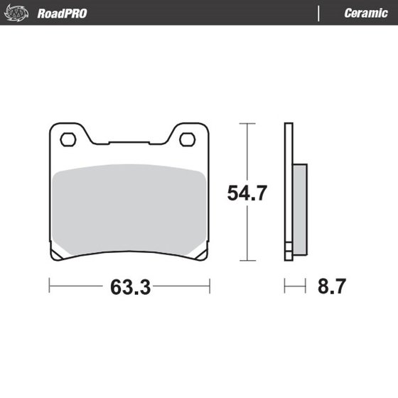 XV 1100 VIRAGO (1988 - 1993) ceramic brake pad | MOTO-MASTER