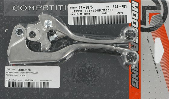 YZ 450 F (2008 - 2008) competition lever set black | MOOSE RACING