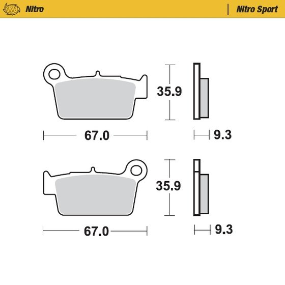 WR 250 X (2003 - 2011) brake clocks | MOTO-MASTER