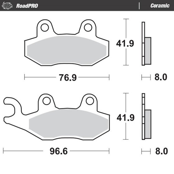 XTZ 750 SUPER TENERE (1989 - 1995) ceramic brake pad | MOTO-MASTER