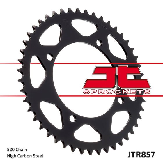 XTZ 660 TENERE (1991 - 1998) rear sprocket - 47 teeth, 520 pitch, black | JT Sprockets