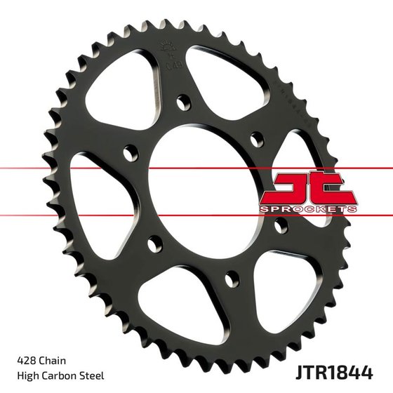 YS 125 (2018 - 2019) steel rear sprocket | JT Sprockets