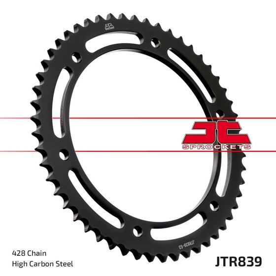 DT 125 X (2005 - 2006) steel rear sprocket | JT Sprockets