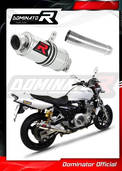 XJR 1300 (2007 - 2016) exhaust silencer gp1 | Dominator