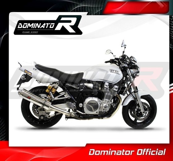 XJR 1300 (2007 - 2016) exhaust silencer round | Dominator