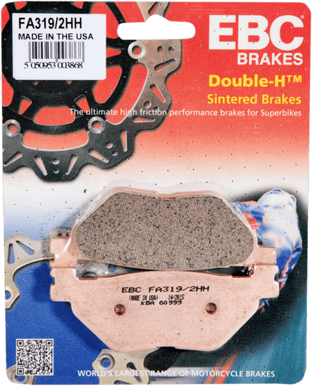 XV 1900 RAIDER (2008 - 2011) usa made double-h series sintered brake pads | EBC