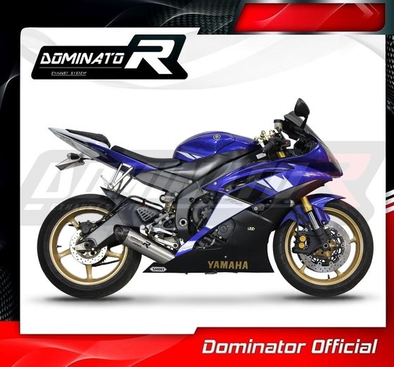 YZF R6 (2006 - 2016) full exhaust system silencer hp8 | Dominator