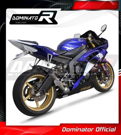 YZF R6 (2006 - 2016) full exhaust system silencer gp3 ex | Dominator