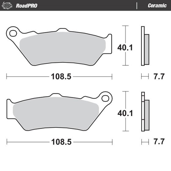 DT 125 X (2005 - 2006) ceramic brake pad | MOTO-MASTER