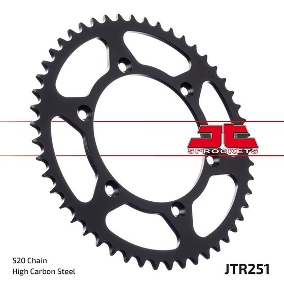 TT R 230 (2005 - 2020) steel rear sprocket | JT Sprockets