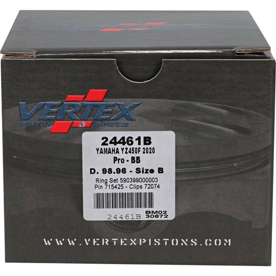 WR 450 F (2021 - 2023) forged big bore piston kit | Vertex