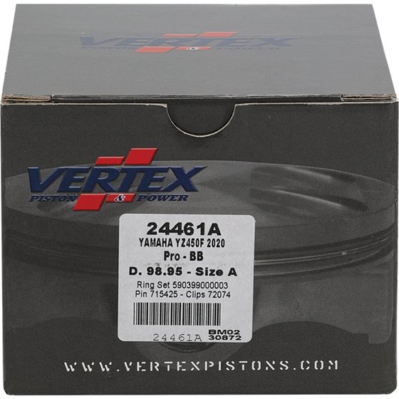 WR 450 F (2021 - 2023) forged big bore piston kit | Vertex