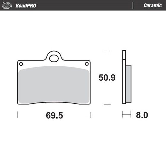 SZR 660 (1996 - 1997) ceramic brake pad | MOTO-MASTER