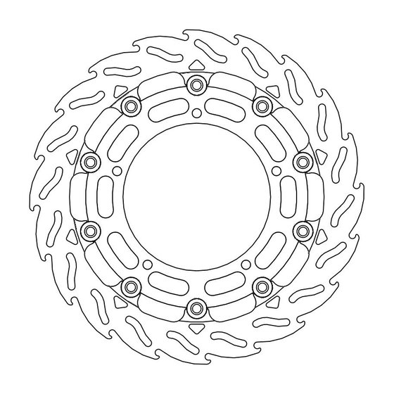 YZF R6 (1999 - 2022) moto-master racing flame brakedisc front right yamaha: fz6, yzf r6 | MOTO-MASTER