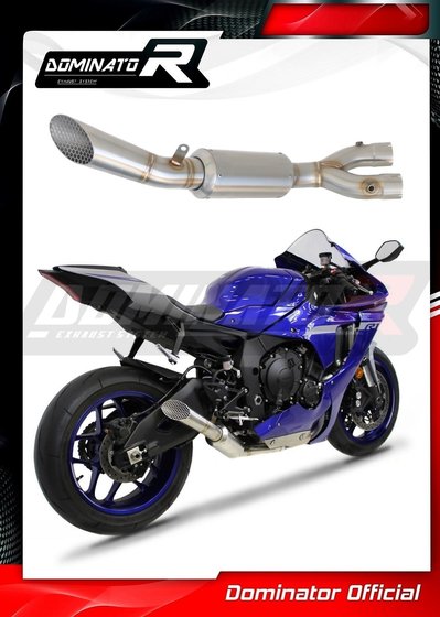 YZF R1 (2020 - 2022) cat eliminator decat | Dominator