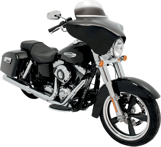 XVS 650 DRAG STAR CLASSIC (1998 - 2011) black replacement batwing fairing | MEMPHIS SHADES HD