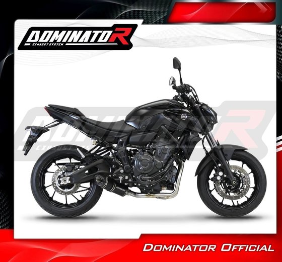 MT 07 (2021 - 2022) full exhaust system hp8 black | Dominator