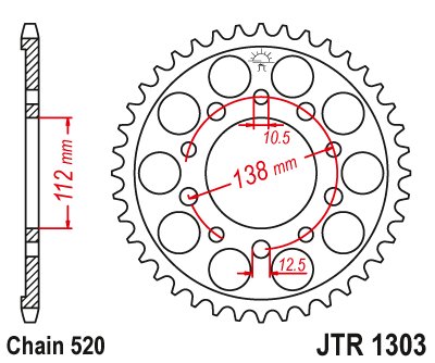 YZF R1 (2015 - 2022) steel rear sprocket | JT Sprockets