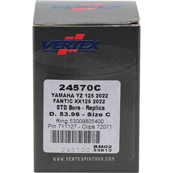 YZ 125 (2022 - 2023) cast replica piston kit | Vertex