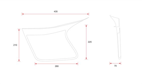 XSR 700 (2020 - 2022) flat track seat with panel | C-RACER