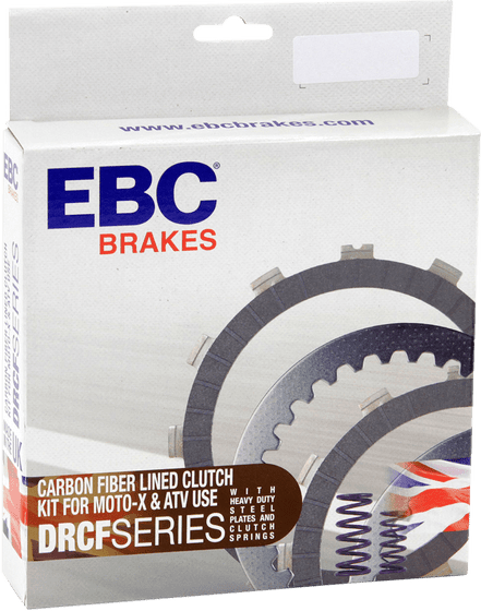 YFM 350 BIG BEAR (1986 - 1993) drcf carbon fibre lined clutch rebuild kit | EBC