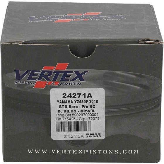 YZ 450 F (2018 - 2019) forged high compression piston kit | Vertex